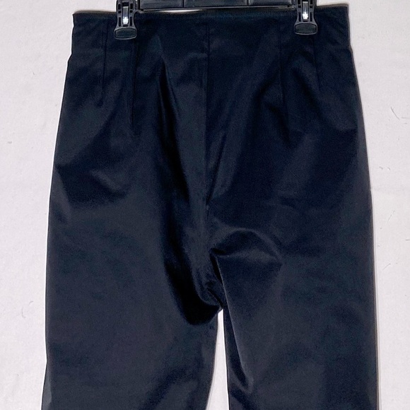 Kapalua Black Pleated Front High Rise Tapered Leg Pants 10 - Picture 13 of 14